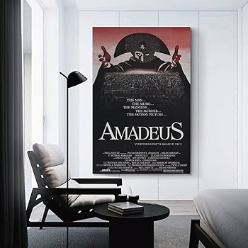 巨大ポスター「アマデウス 」US版 1984年初公開 ロール状態 片面印刷 AMADEUS Movie Poster (1984)